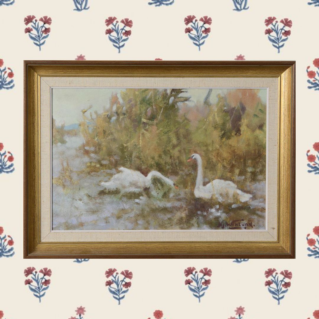 Swans on the water