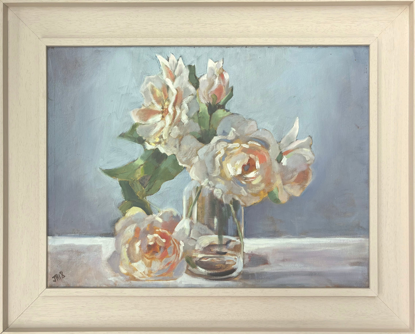Roses by J Hardman - framed original painting