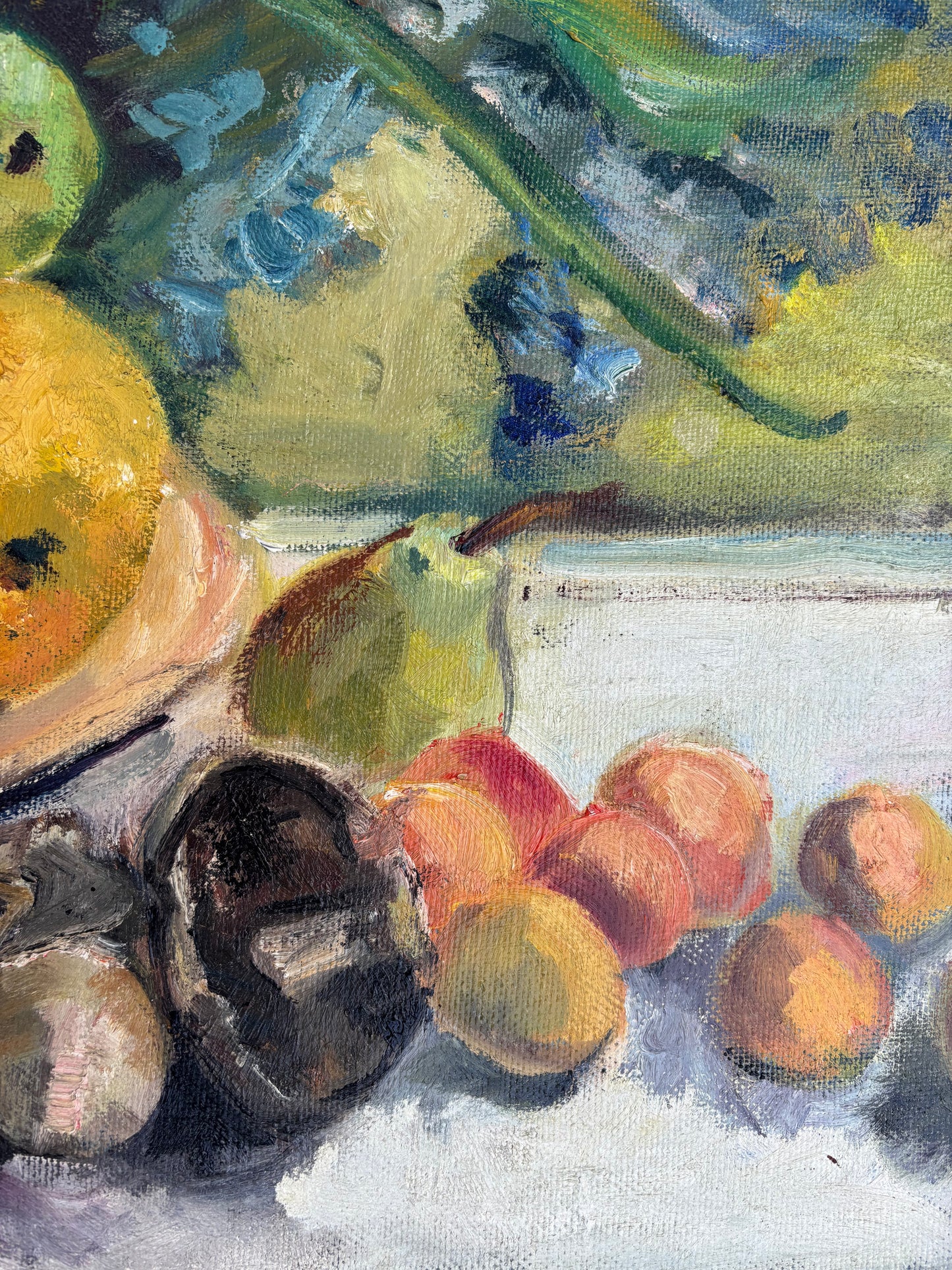 Still Life with Apples and Flowers