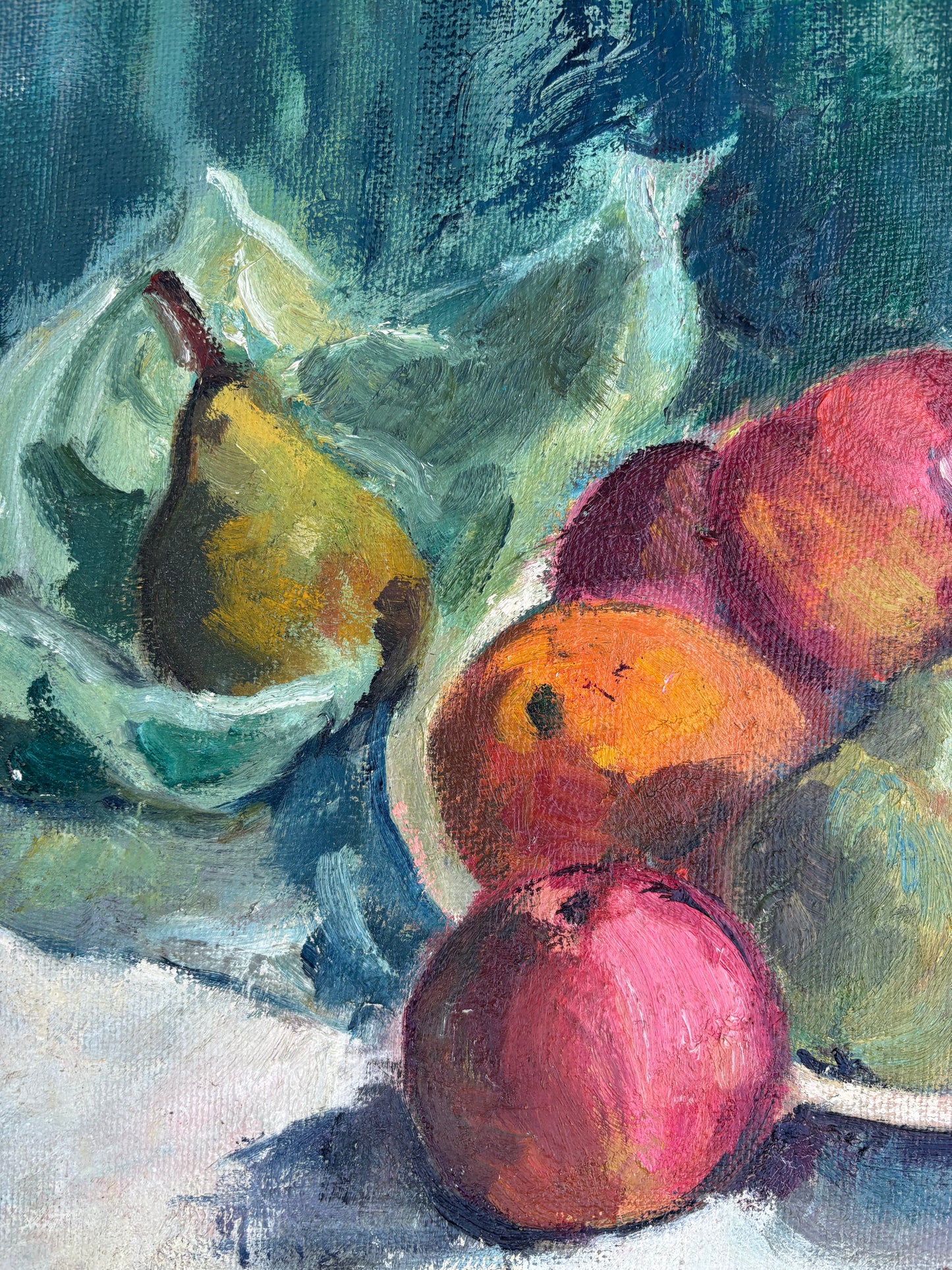 Still Life with Apples and Flowers