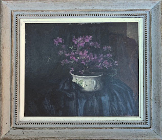 A bowl of hyacinths