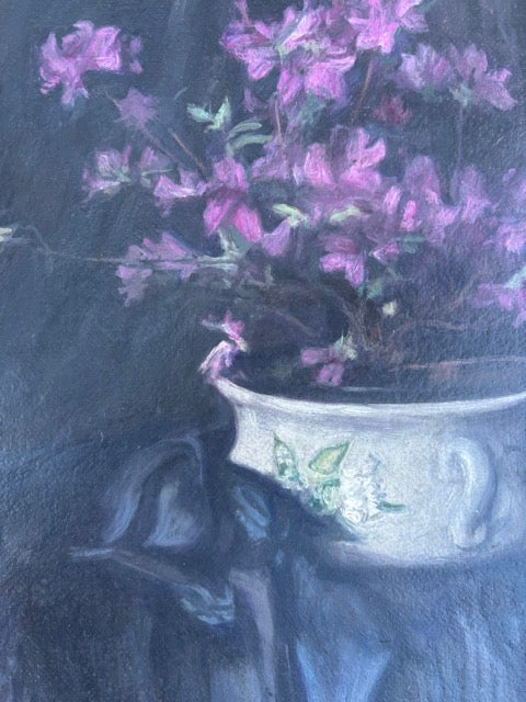A bowl of hyacinths