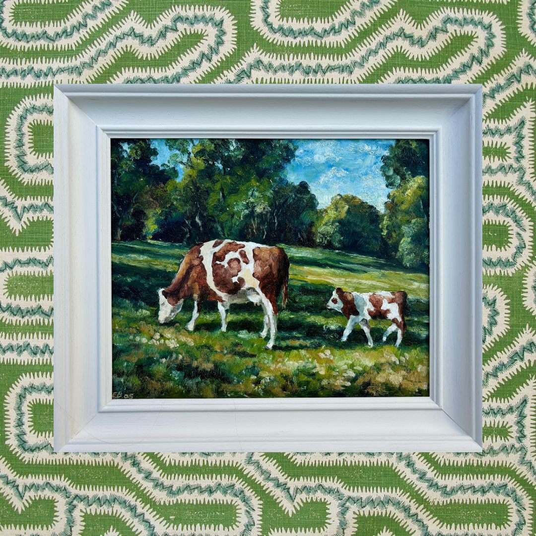 Cows in landscape, 2005 by Ned Boyd