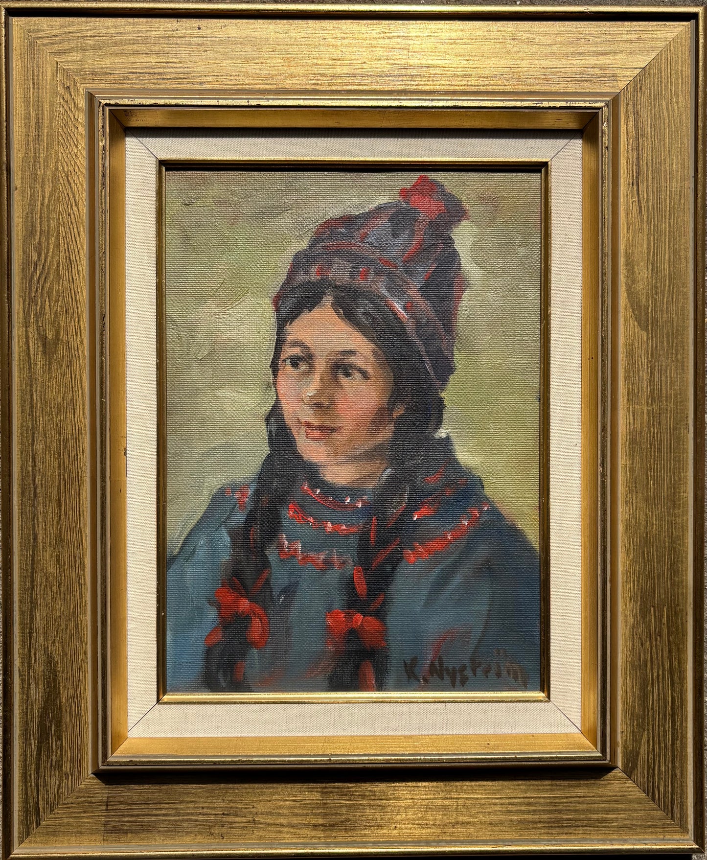 Georgian Girl in national dress