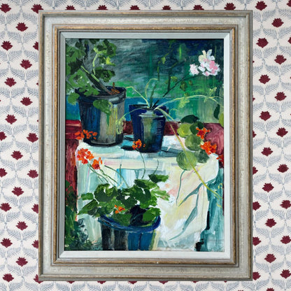 Still life with Geraniums by Sternberg