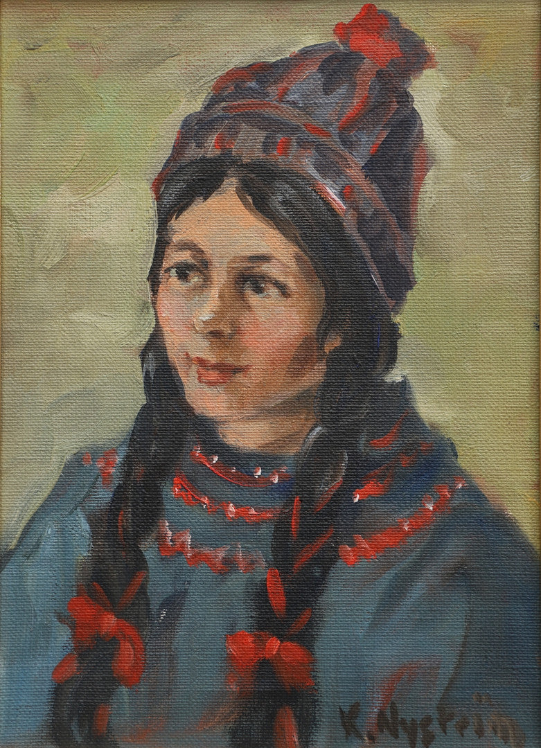Georgian Girl in national dress