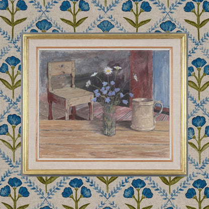 Interior with flowers in a vase